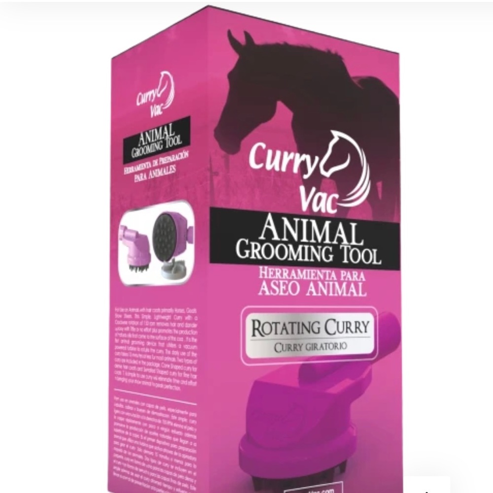 Curry Vac Horse Grooming Tool New